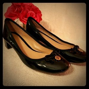 Tory Burch patent leather heel
